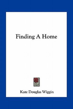 portada finding a home (in English)