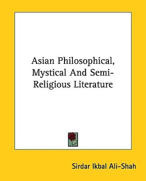 portada asian philosophical, mystical and semi-religious literature (en Inglés)