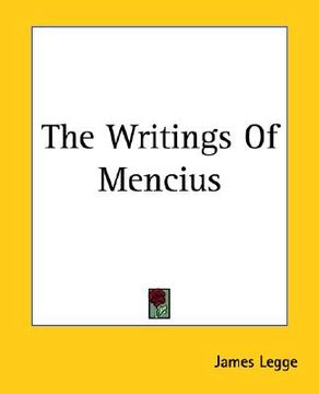 portada the writings of mencius (en Inglés)