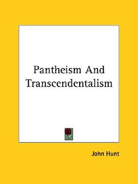 portada pantheism and transcendentalism (en Inglés)