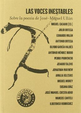 portada Las Voces Inestables: Sobre la Poesia de Jose-Millan Ullan (in Spanish)