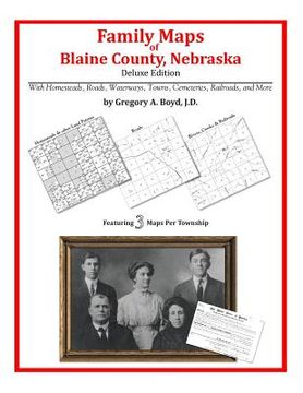 portada Family Maps of Blaine County, Nebraska (en Inglés)