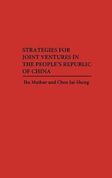 portada Strategies for Joint Ventures in the People's Republic of China 