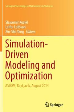 portada Simulation-Driven Modeling and Optimization: Asdom, Reykjavik, August 2014 (en Inglés)