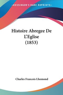 portada Histoire Abregee De L'Eglise (1853) (en Francés)