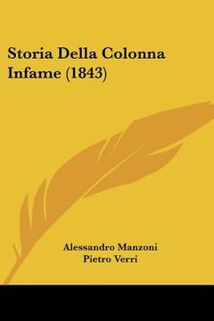 portada storia della colonna infame (1843) (en Inglés)
