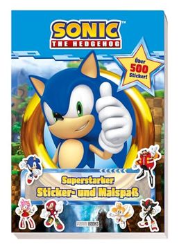 portada Sonic the Hedgehog: Superstarker Sticker - und Malspa?