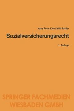 portada Sozialversicherungsrecht (en Alemán)