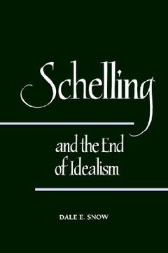 portada schelling and the end of idealism (en Inglés)