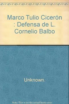 portada Defensa de l. cornelio balbo (in Spanish)