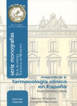 portada Desarrollo de la farmacología clínica en España