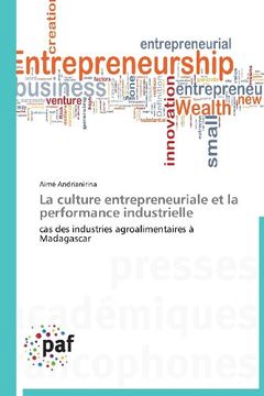 portada La Culture Entrepreneuriale Et La Performance Industrielle
