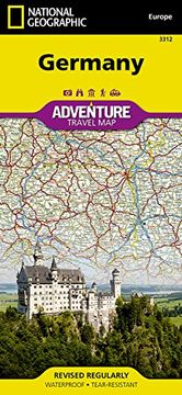 national geographic adventure map germany (en Inglés)