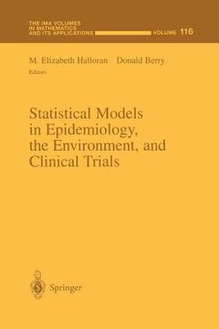 portada statistical models in epidemiology, the environment, and clinical trials (in English)