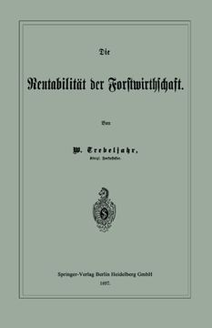portada Die Rentabilität der Forstwirthschaft (German Edition)
