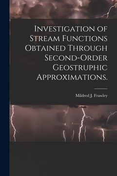 portada Investigation of Stream Functions Obtained Through Second-order Geostruphic Approximations. (in English)