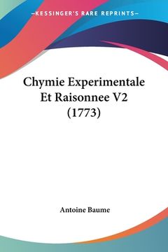 portada Chymie Experimentale Et Raisonnee V2 (1773) (in French)