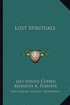 portada lost spirituals (in English)