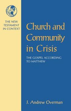 portada church and community in crisis (en Inglés)