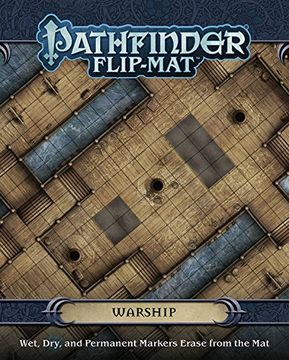 portada Pathfinder Flip-Mat: Warship (Pathfinder Flipmat Giant Lairs) (in English)