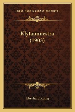 portada Klytaimnestra (1903) (en Alemán)