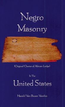 portada Negro Masonry In The United States Hardcover