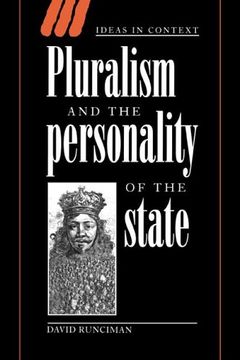 portada Pluralism & Personality of State (Ideas in Context) (en Inglés)