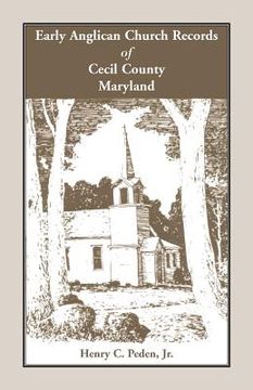 portada early anglican records of cecil county, maryland (in English)