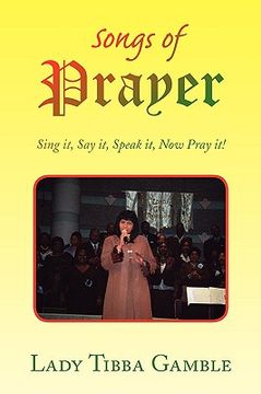 portada songs of prayer (en Inglés)