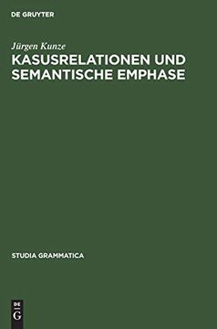 portada Kasusrelationen und Semantische Emphase (en Alemán)