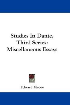 portada studies in dante, third series: miscellaneous essays (en Inglés)