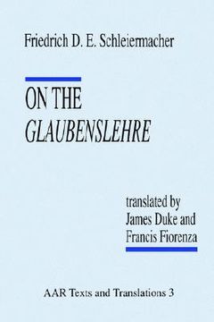 portada on the glaubenslehre: two letters to dr. l cke (en Inglés)