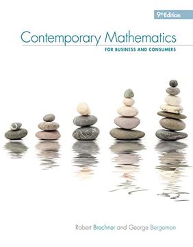portada Contemporary Mathematics for Business & Consumers (Mindtap Course List) (en Inglés)