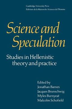 portada Science and Speculation 