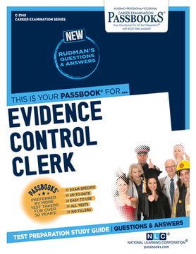 portada Evidence Control Clerk (C-3149): Passbooks Study Guide Volume 3149 (in English)