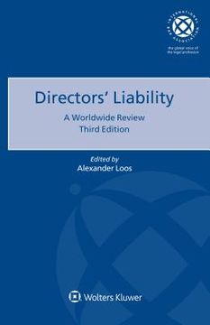 portada Directors' Liability: A Worldwide Review: A Worldwide Review (in English)