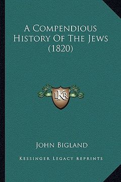portada a compendious history of the jews (1820) (in English)