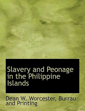 portada slavery and peonage in the philippine islands (en Inglés)