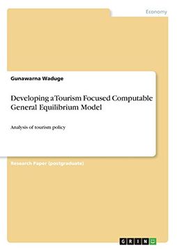 portada Developing a Tourism Focused Computable General Equilibrium Model