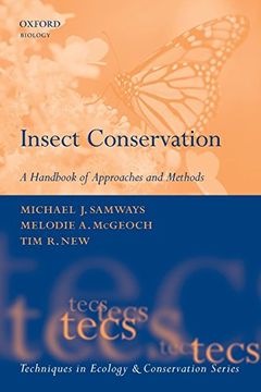 portada Insect Conservation: A Handbook of Approaches and Methods (Techniques in Ecology & Conservation) (in English)