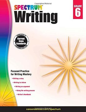 portada Spectrum Writing, Grade 6 (en Inglés)