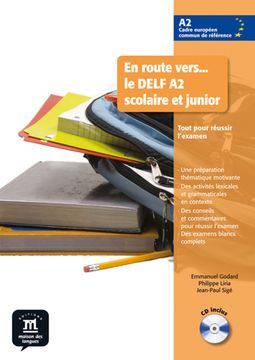 portada En route vers le DELF scolaire et junior A2 Libro del alumno + CD (Fle- Texto Frances)