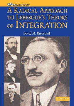 portada A Radical Approach to Lebesgue's Theory of Integration Paperback: 0 (Mathematical Association of America Textbooks) (en Inglés)