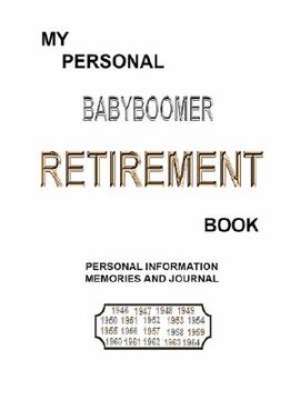 portada my personal babyboomer retirement book