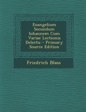 portada Euangelium Secundum Iohannem Cum Variae Lectionis Delectu (en Italiano)