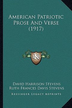 portada american patriotic prose and verse (1917)