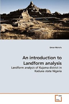 portada an introduction to landform analysis (en Inglés)