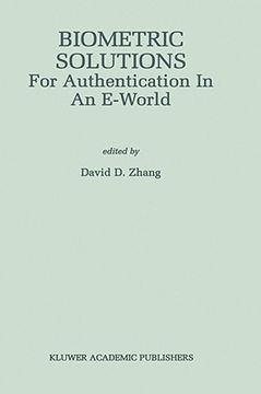 portada biometric solutions: for authentication in an e-world (en Inglés)