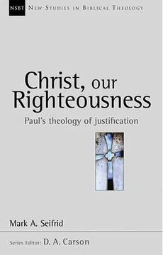 portada Christ our Righteousness: Paul'S Theology of Justification: No. 9 (New Studies in Biblical Theology) (in English)