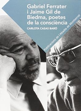 portada Gabriel Ferrater I Jaume Gil De Biedma - Poetes De La Conciencia (Tex. Estudios Cultura Cata)